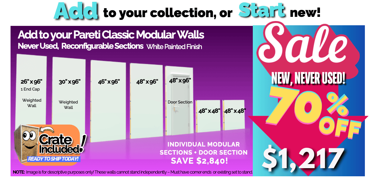 25% Off this new, never used 4-piece set, Crate included!